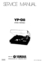 Yamaha YPD-8 - Service Manual-2 